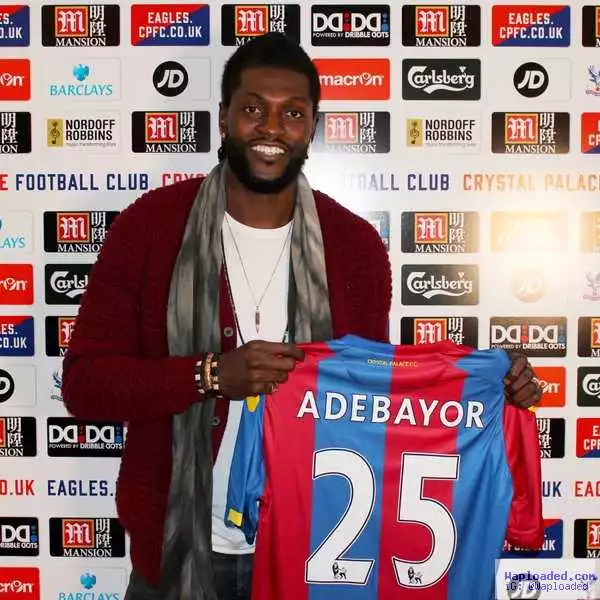 Emmanuel Adebayor Signs Short-Term Deal With Crystal Palace